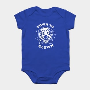 Down To Clown Baby Bodysuit